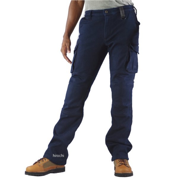 PK-919 コミネ KOMINE ウインドプルーフウォームカーゴパンツ ネイビー 2XL/36サイズ