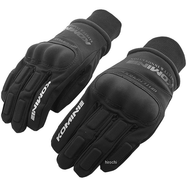 GK-816 コミネ KOMINE 秋冬モデル WPプロテクトウインターグローブ-キトラ 黒 2XLサイズ