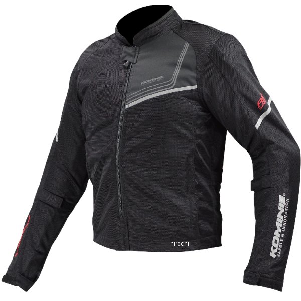 JK-117 コミネ KOMINE 春夏モデル プロテクトフルメッシュジャケット-ジモン 黒 Sサイズ