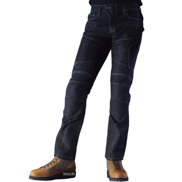 WJ-739S コミネ KOMINE 春夏モデル スーパーフィット プロテクトメッシュジーンズ 黒 2XL/36サイズ