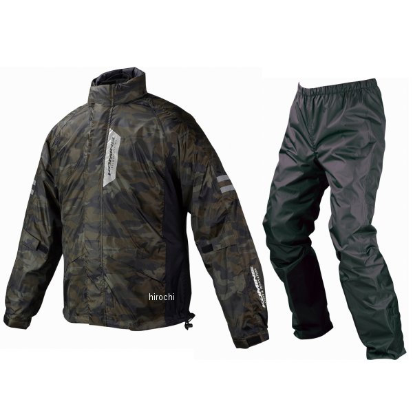 RK-539 コミネ KOMINE ブレスターレインウェア フィアート コミネカモ Lサイズ