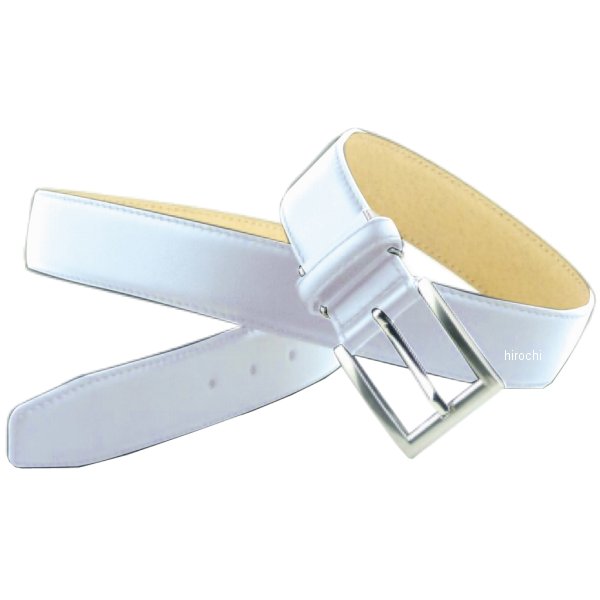 AK-342 コミネ KOMINE インストラクタープレミアムレザーベルト 白 120cm