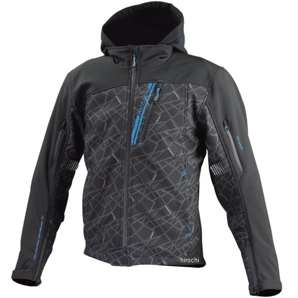 JK-590 コミネ KOMINE 秋冬モデル プロテクトソフトシェル ウインターパーカー 黒 XLサイズ