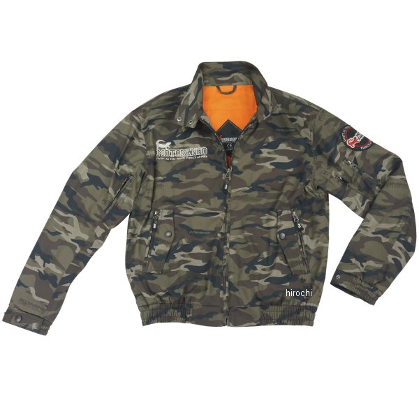 JK-591 コミネ KOMINE 秋冬モデル モトファンゴ プロテクトスイングトップジャケット カモフラージュ Lサイズ
