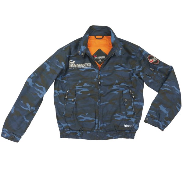 JK-591 コミネ KOMINE 秋冬モデル モトファンゴ プロテクトスイングトップジャケット ブルーカモ Sサイズ