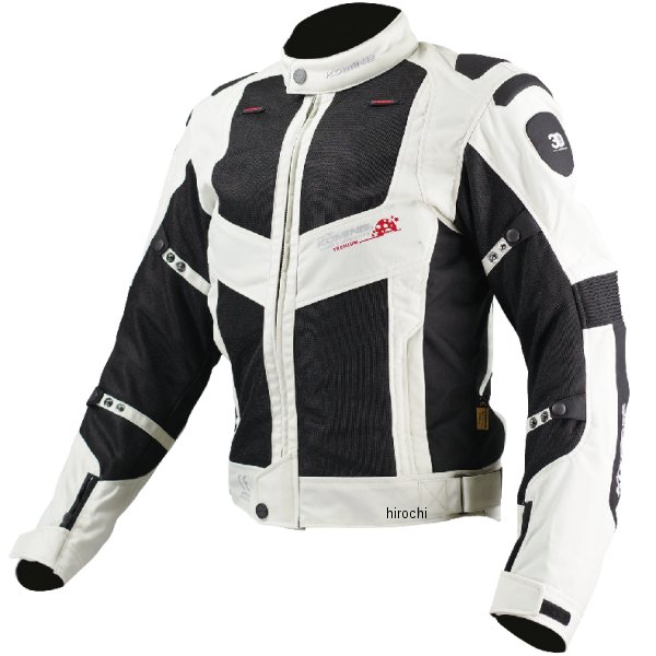 JJ-003 コミネ KOMINE 春夏モデル ツアラーメッシュジャケット 黒/シルバー Mサイズ