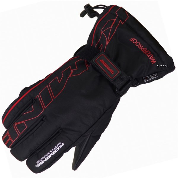 GK-132 コミネ KOMINE レインオーバーグローブ 赤 2XLサイズ