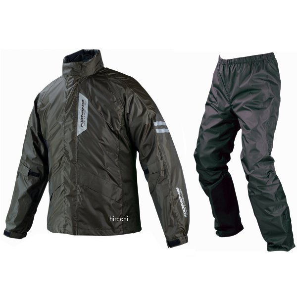 RK-539 コミネ KOMINE ブレスターレインウェア フィアート オリーブ Mサイズ