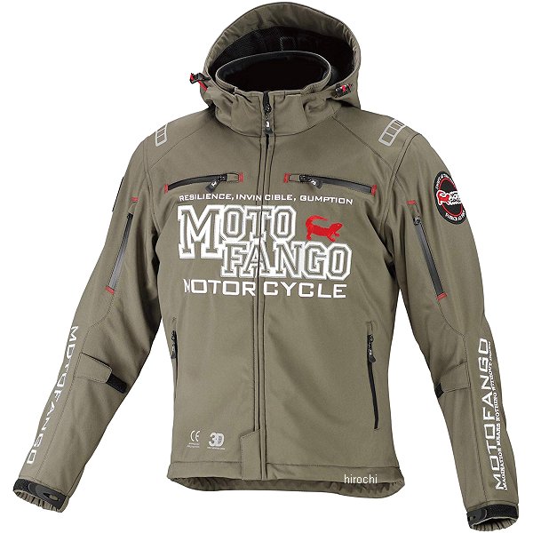 MJ-005 コミネ KOMINE 秋冬モデル ソフトシェルウインターパーカ ディープオリーブ Mサイズ