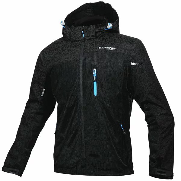 JK-114 コミネ KOMINE 春夏モデル プロテクトメッシュパーカ テン HRブラック Lサイズ