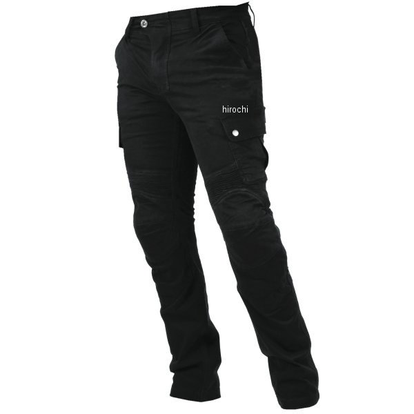 PK-744 コミネ KOMINE 春夏モデル プロテクト ライディング コットンカーゴパンツ 黒 Mサイズ