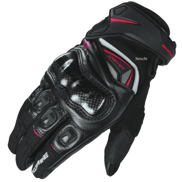 GK-224 コミネ KOMINE 春夏モデル カーボンプロテクトレザーメッシュグローブ 黒 3XLサイズ
