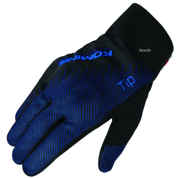GK-233 コミネ KOMINE 春夏モデル プロテクト ライディング メッシュグローブ 青/黒 XLサイズ
