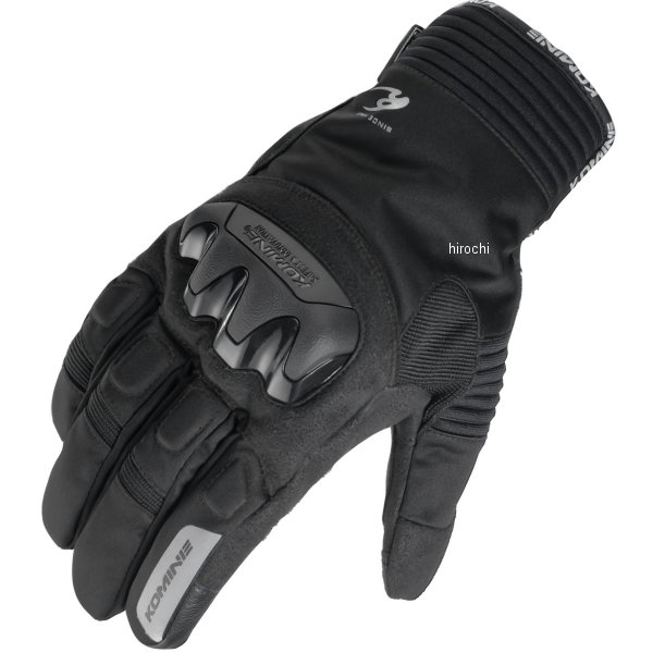 GK-834 コミネ KOMINE 秋冬モデル プロテクトウインターグローブ 黒 Mサイズ
