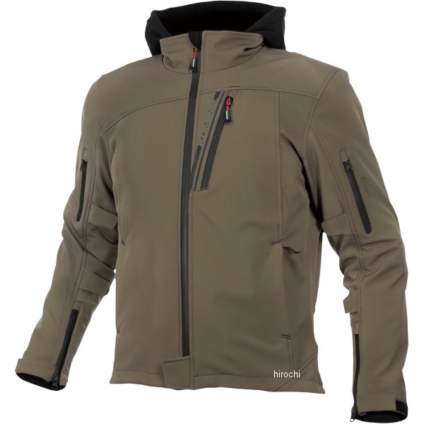 JK-590 コミネ 秋冬モデル プロテクトソフトシェルウインターパーカ ディープオリーブ Mサイズ
