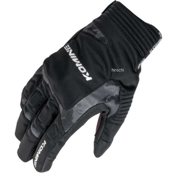 GK-801 コミネ KOMINE 秋冬モデル ウインターグローブ カルタゴ ネオ ブラックカモ XSサイズ