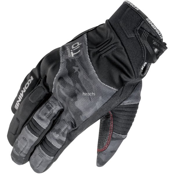 GK-818 コミネ KOMINE 秋冬モデル プロテクトウインターグローブ ネオ ブラックカモ 3XLサイズ