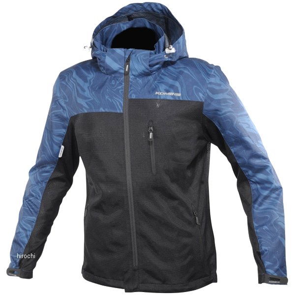 JK-114 コミネ KOMINE 春夏モデル プロテクトメッシュパーカ テン ネイビーマーブル Lサイズ