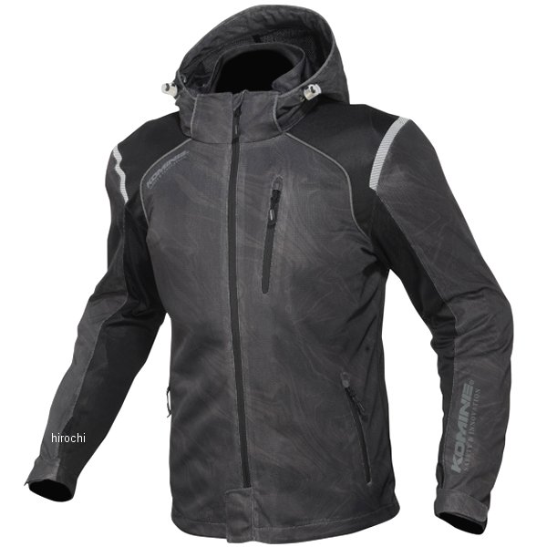 JK-135 コミネ KOMINE 春夏モデル プロテクトフルメッシュパーカー ブラックマーブル Mサイズ