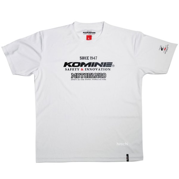 JK-400 コミネ KOMINE コミネTシャツ 白コミネ Sサイズ