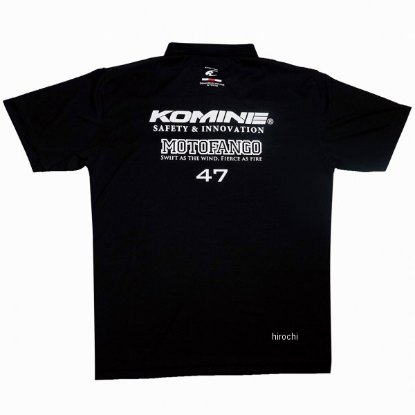 JK-401 コミネ KOMINE コミネチームシャツ 黒 XLサイズ