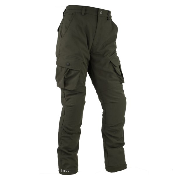 PK-926 コミネ KOMINE 秋冬モデル プロテクト WP ワームカーゴパンツ 緑 XLサイズ