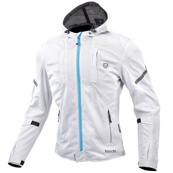 JK-152 コミネ KOMINE 春夏モデル プロテクトメッシュパーカ シルバー XLサイズ