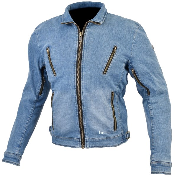 JK-153 コミネ KOMINE 春夏モデル プロテクトデニムシングルジャケット ウォッシュドインディゴ 2XLサイズ