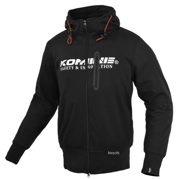 JK-604 コミネ KOMINE 秋冬モデル プロテクトKVパーカー コミネブラック 3XLサイズ