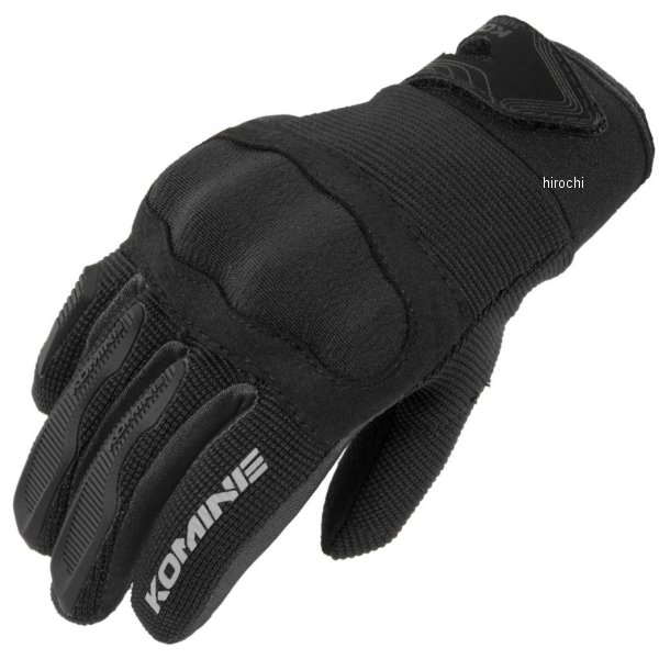 RGK-006 コミネ KOMINE プロテクトキッズメッシュグローブ 黒 KXLサイズ