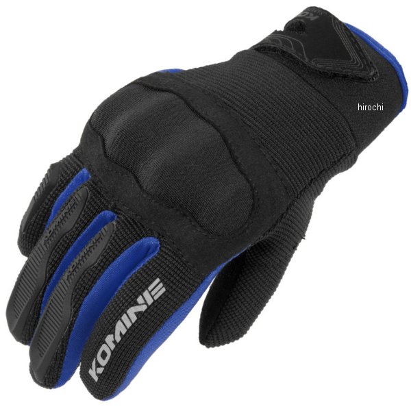 RGK-006 コミネ KOMINE プロテクトキッズメッシュグローブ 青 KXLサイズ