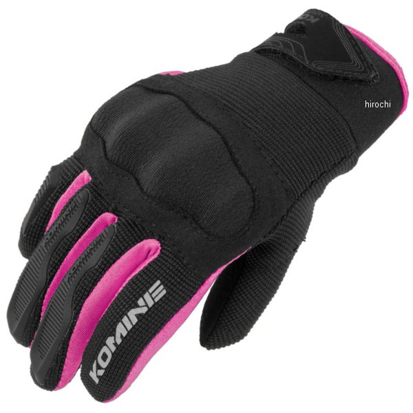 RGK-006 コミネ KOMINE プロテクトキッズメッシュグローブ ピンク KLサイズ