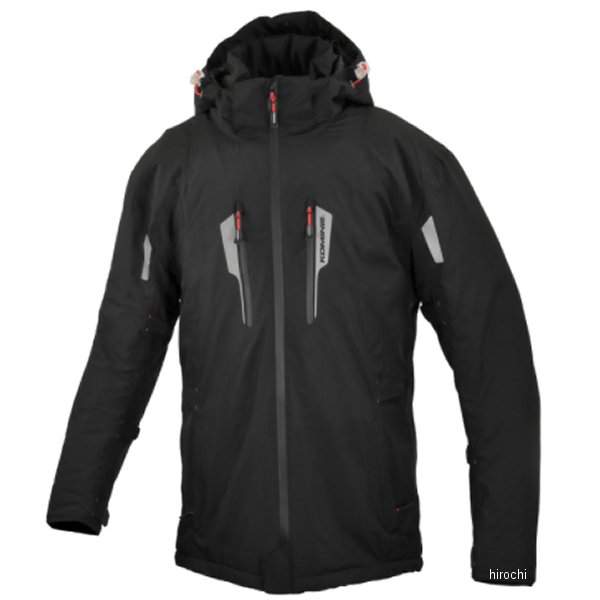 JK-620 コミネ KOMINE 秋冬モデル ストレッチャブルポップアップWPオーバージャケット 黒 Lサイズ