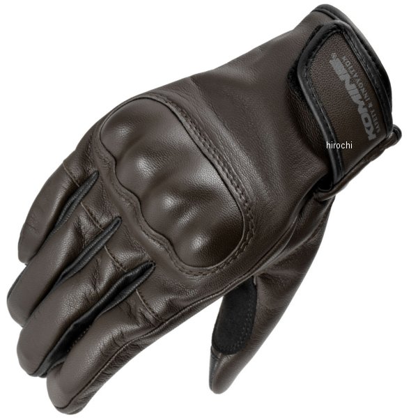GK-252 コミネ KOMINE プロテクトゴートレザーグローブ ブラウン Lサイズ