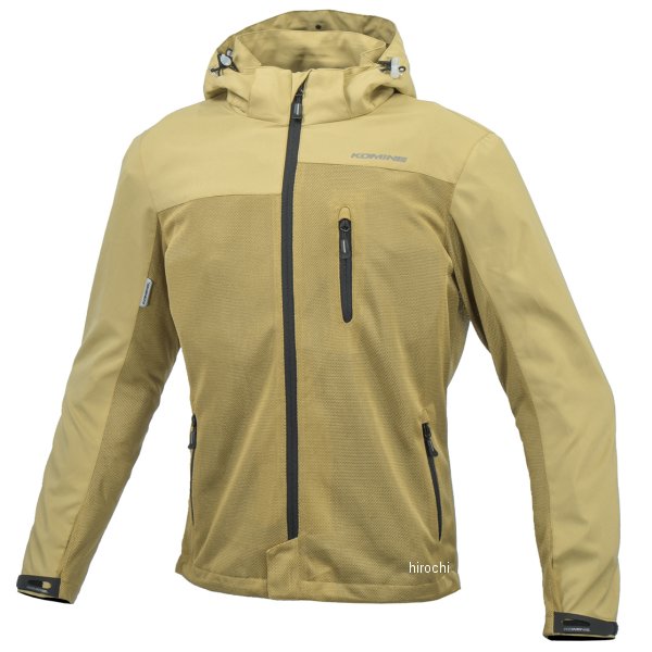 JK-114 コミネ KOMINE 春夏モデル プロテクトメッシュパーカ テン ベージュ Mサイズ