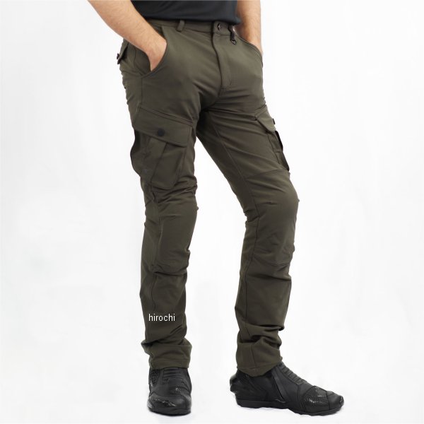 PK-748 コミネ KOMINE 春夏モデル クールドライカーゴパンツ ディープオリーブ レディース WXLサイズ