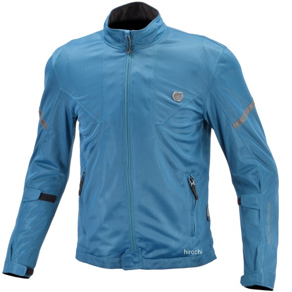 JK-162 コミネ KOMINE 春夏モデル プロテクトフルメッシュジャケット ネオ マラードブルー Lサイズ