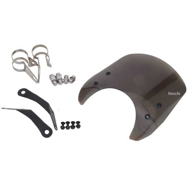 ws-26-3ss ワールドウォーク フォークマウントスクリーン ショート 00年以降 ドラッグスター250 スモーク