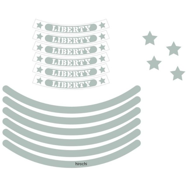 rim-3_gry ワールドウォーク リムステッカー レブル250、レブル500 フォッググレー