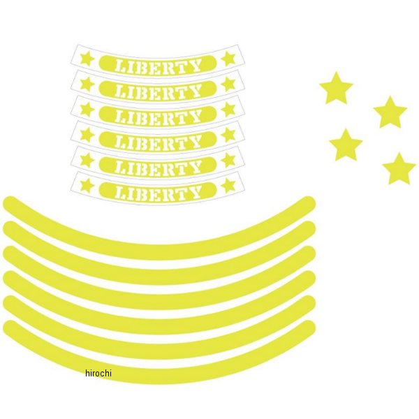 rim-3_refyel ワールドウォーク リムステッカー レブル250、レブル500 リフレクトイエロー