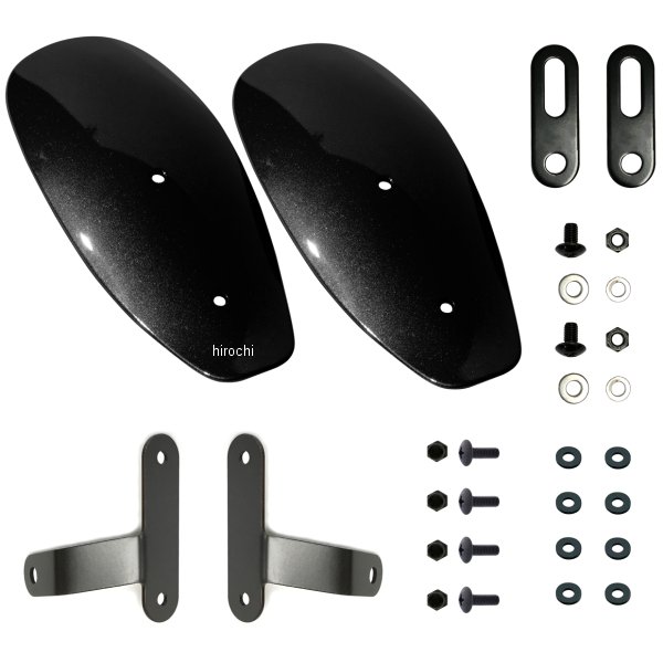 ws-38-BK ワールドウォーク 塗装ナックルガード 18年-23年 スーパーカブC125 パールシャイニングブラック