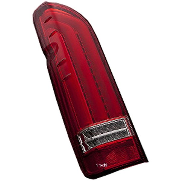 TT200HR2-HC-3 ヴァレンティ VALENTI LEDテールランプ REVO タイプ2 トヨタ 200ハイエース ハーフレッド/クローム