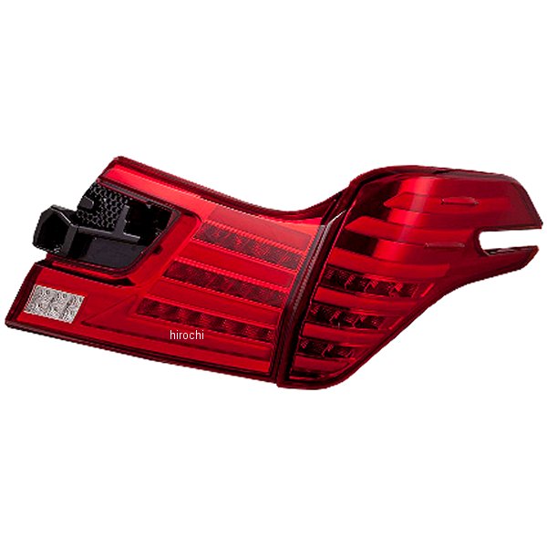 TT30VEL-RC-2 ヴァレンティ VALENTI LEDテールランプ REVO タイプ2 トヨタ 30ヴェルファイア レッドレンズ/クローム