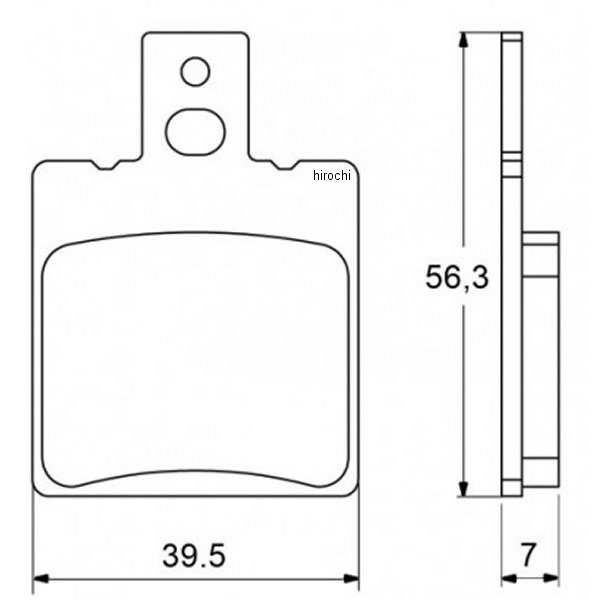 403-AGPA031-OR アコサット ACCOSSATO ブレーキパッド AGPA31 オーガニック ドゥカティ MONSTER S4、SPS、SP4