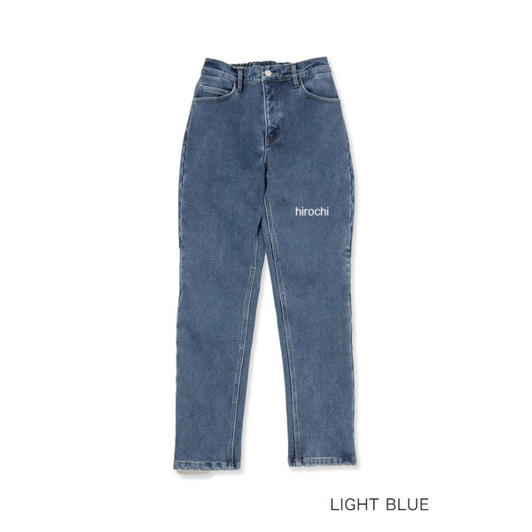 ROP71 ロッソスタイルラボ Rosso StyleLab 秋冬モデル 裏起毛ストレッチスリムパンツ レディース ライトブルー LL+