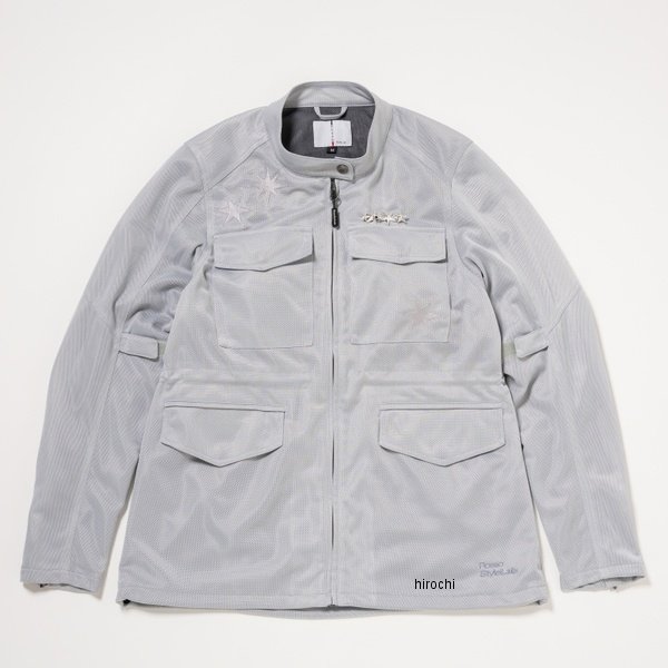 ROJ132 ロッソスタイルラボ Rosso StyleLab 2026年春夏モデル ミリタリーメッシュジャケット レディース アイスグレー S