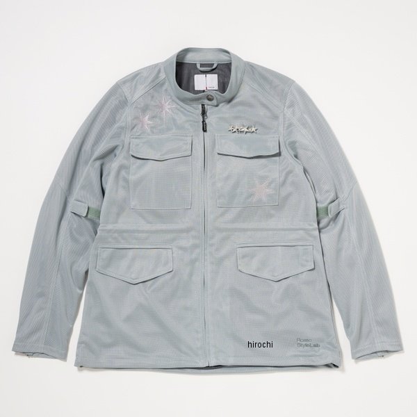 ROJ132 ロッソスタイルラボ Rosso StyleLab 2026年春夏モデル ミリタリーメッシュジャケット レディース ミント L