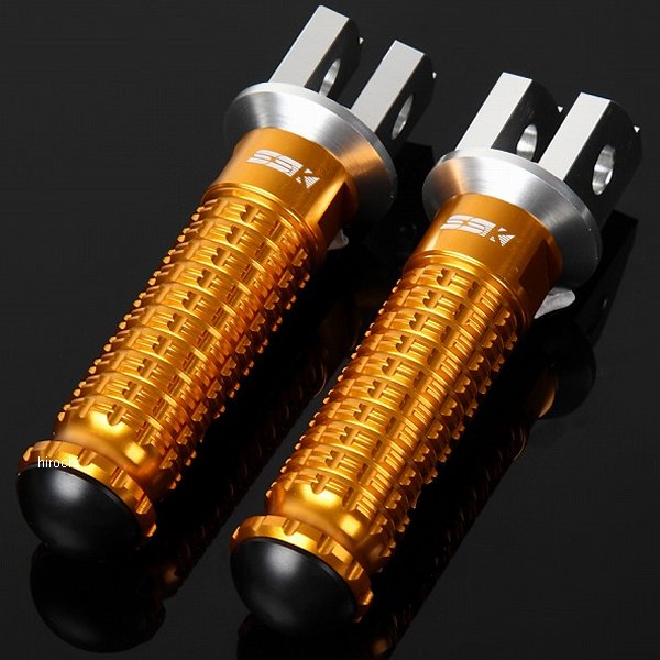 AFPS105GD スピードラ SPEEDRA アルミ削り出しステップ スタンダードタイプ ライダー用 シルバー/ゴールド