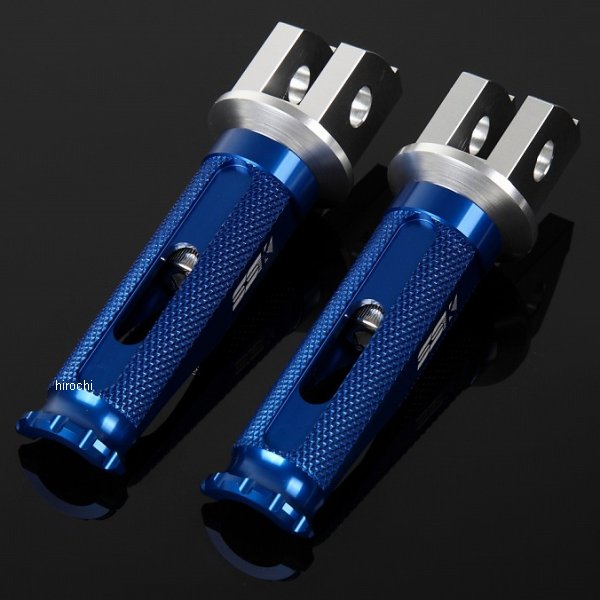 AFPR106BE スピードラ SPEEDRA アルミ削り出しタンデムステップ レーシングタイプ パッセンジャー用 シルバー/青