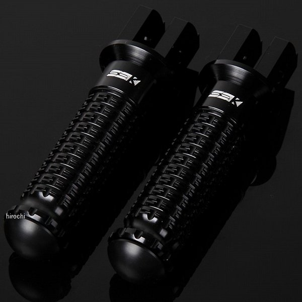 AFPS211BK スピードラ SPEEDRA アルミ削り出しステップ スタンダードタイプ ライダー用 黒/黒